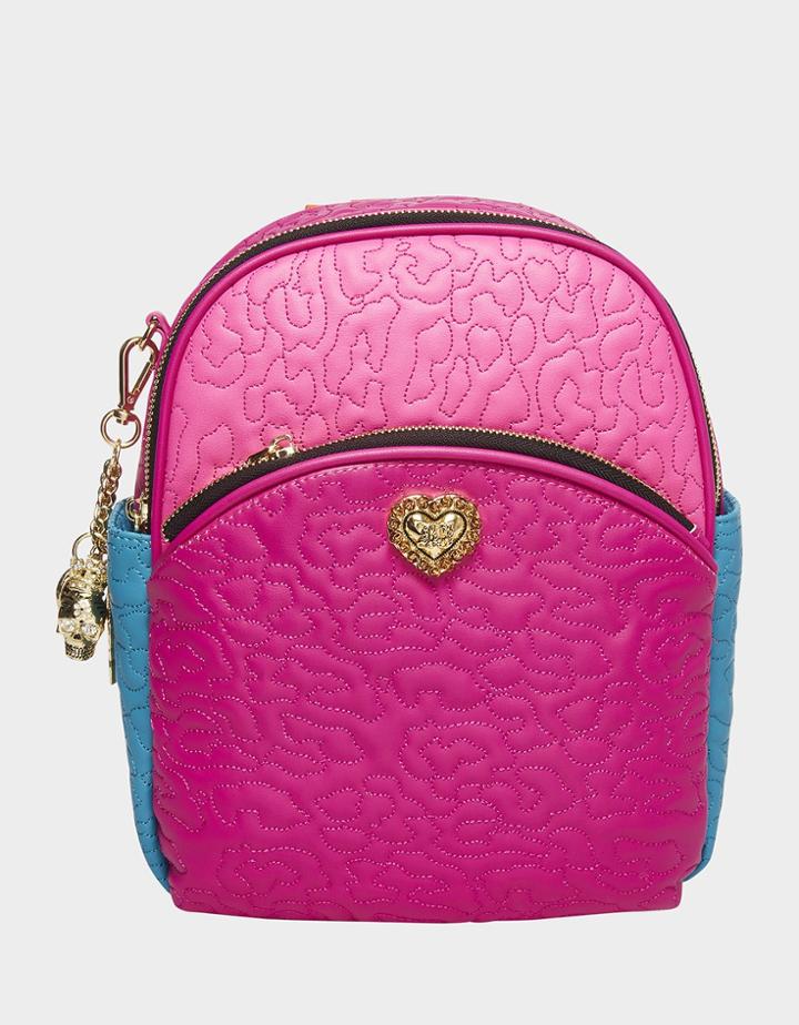 Betseyjohnson Ya Quilty Animal Backpack Multi