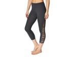 Betseyjohnson Criss Cross Strap Detail Legging Charcoal