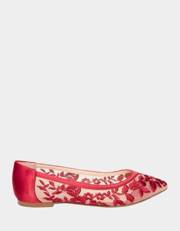 Betseyjohnson Sb-leah Red Fabric