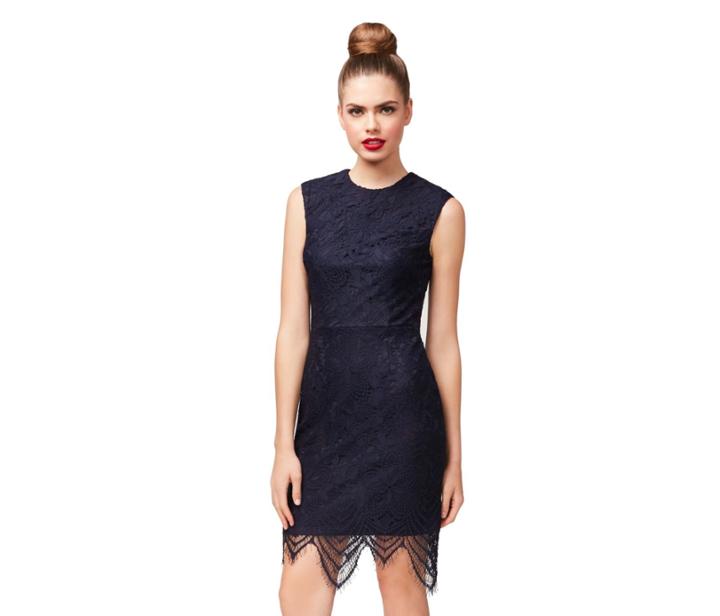 Betseyjohnson Nightline Navy Dress Navy