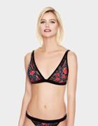 Betseyjohnson Wild Flora Halter Top Black Multi