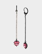 Betseyjohnson And Boo To You Heart Earrings Pink