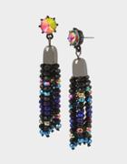 Betseyjohnson And Boo To You Tassel Earrings Multi