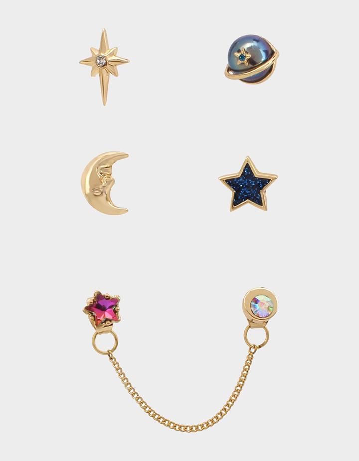Betseyjohnson Celestial Stud Set Blue