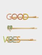 Betseyjohnson Catch The Wave Vibes Hair Pin Set Multi