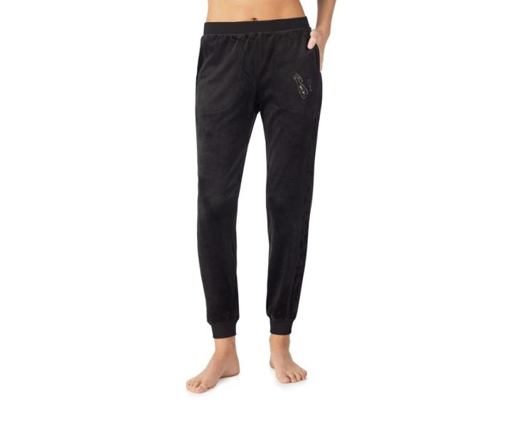 Betseyjohnson Dream On Velour Jogger Black
