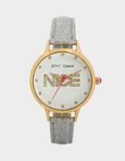 Betseyjohnson On The Nice List Watch White