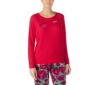 Betseyjohnson Cozy Time Jersey Top Red