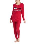 Steve Madden I Want It All Cozy Sweater Tunic Red
