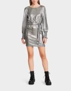 Betseyjohnson Power Moves Mini Dress Silver