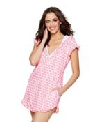 Steve Madden Kaleidoscope Dreams Terry Tunic Lip Print