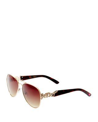 Steve Madden Betseys Metal Aviators Gold