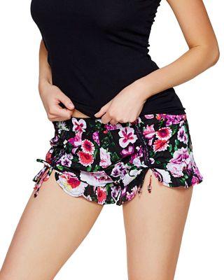 Steve Madden Betseypalooza Woven Shorts Blue