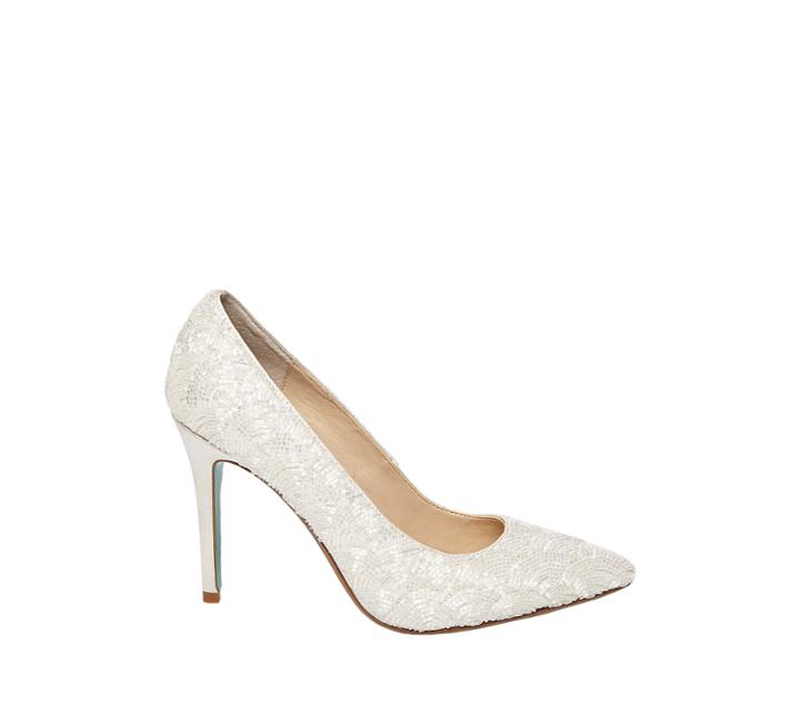 Betseyjohnson Sb-clair Ivory Satin