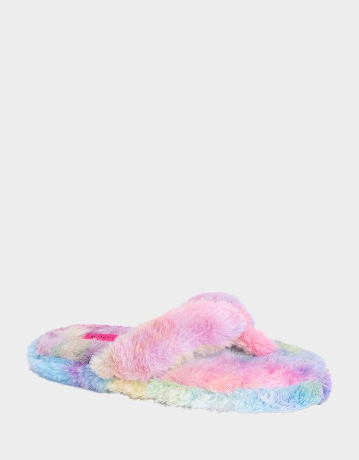 Betseyjohnson Flip Or Flop Rainbow Slippers Rainbow Multi