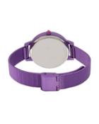 Steve Madden Color Time Purple Heart Watch Purple