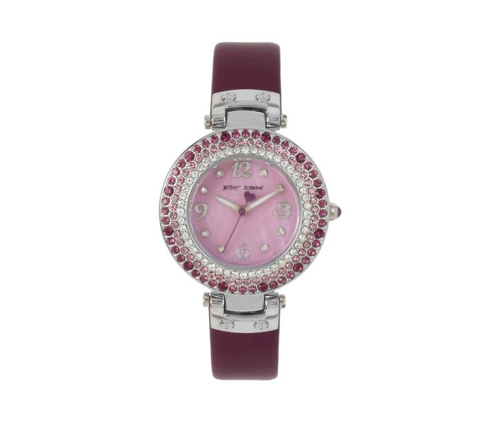 Betseyjohnson Crystal Rings Purple Watch Purple