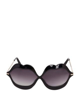 Steve Madden Hot Lips Sunglasses Black