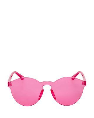 Steve Madden Futurist Fuchsia Sunglasses Fuchsia