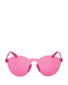 Steve Madden Futurist Fuchsia Sunglasses Fuchsia