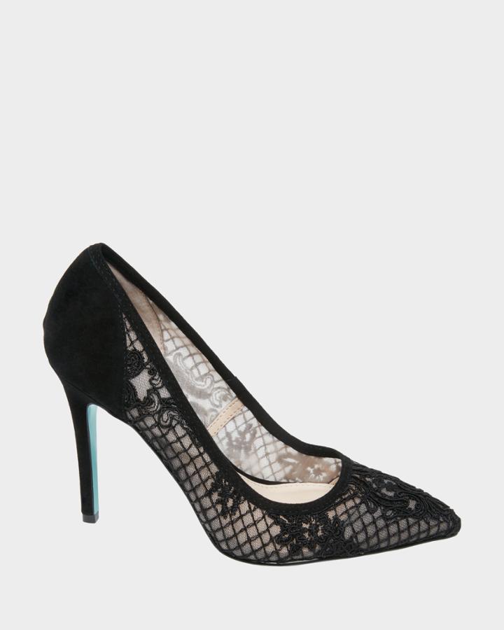 Betseyjohnson Sb-nessa Black Suede