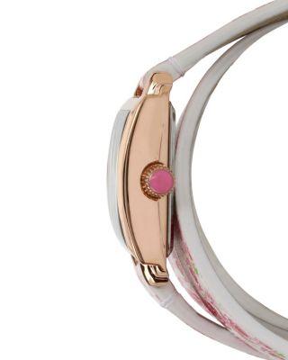Steve Madden Double Time Floral Watch Floral