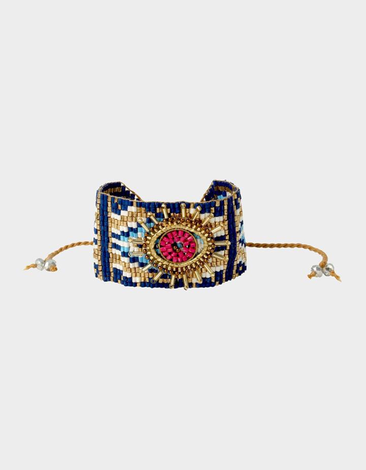Betseyjohnson Protect Ya Neck Friendship Bracelet Blue