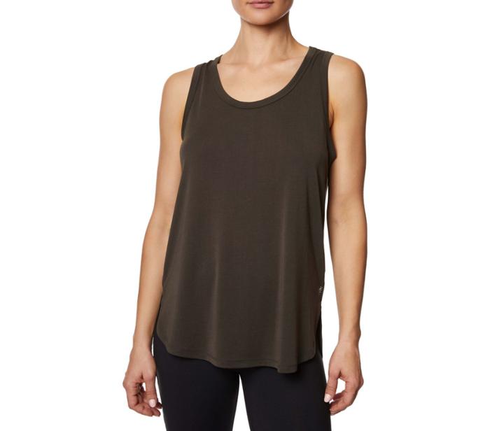 Betseyjohnson Criss Cross Open Back Tank Moss Multi