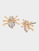 Betseyjohnson Boo Capsule Cz Spider Studs Crystal