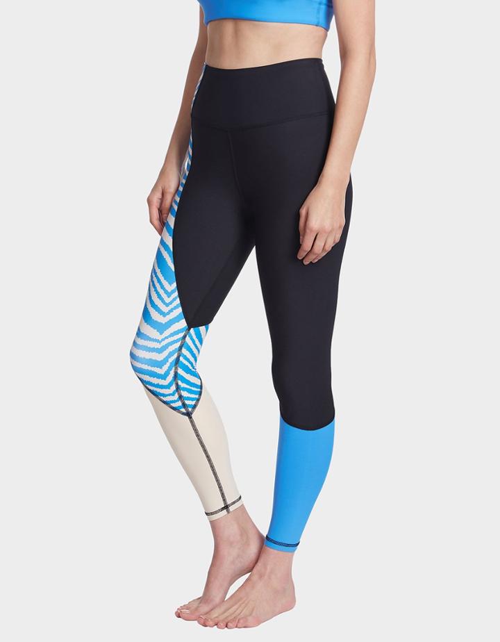 Betseyjohnson Arc Colorblock Legging Blue Multi