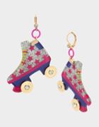 Betseyjohnson Nostalgic Pop Rollerskate Earrings Pink
