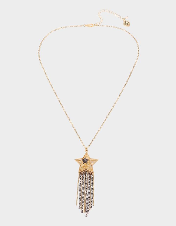 Betseyjohnson Celestial Punk Fringe Pendant