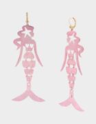 Betseyjohnson Surfmaid Mermaid Earrings Pink