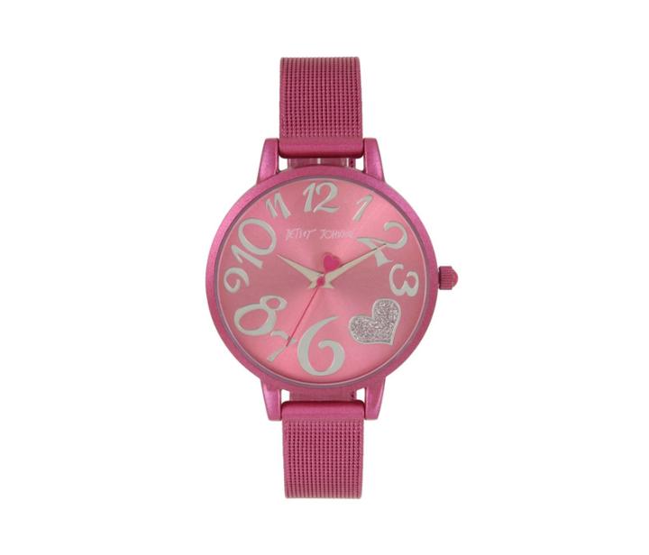 Betseyjohnson Color Time Pink Heart Watch Pink