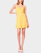 Betseyjohnson Golden Dream Lace Up Dress Gold
