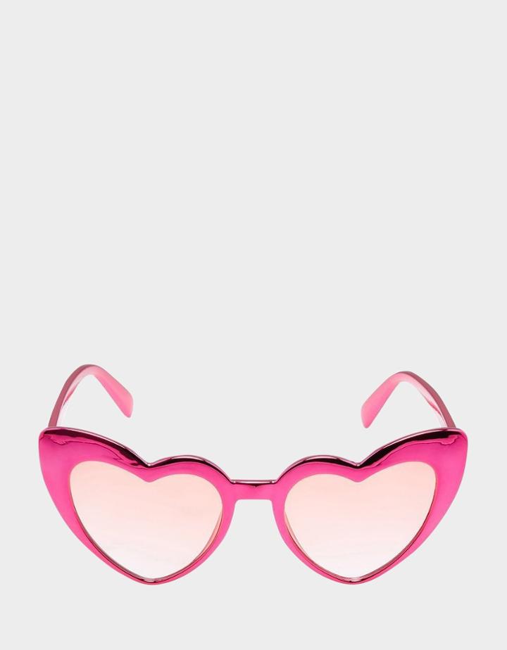 Betseyjohnson Swinging Hearts Sunglasses Rose