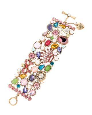 Steve Madden Princess Charming Toggle Bracelet Multi