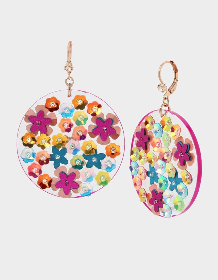 Betseyjohnson Beach Party Disc Earrings Multi
