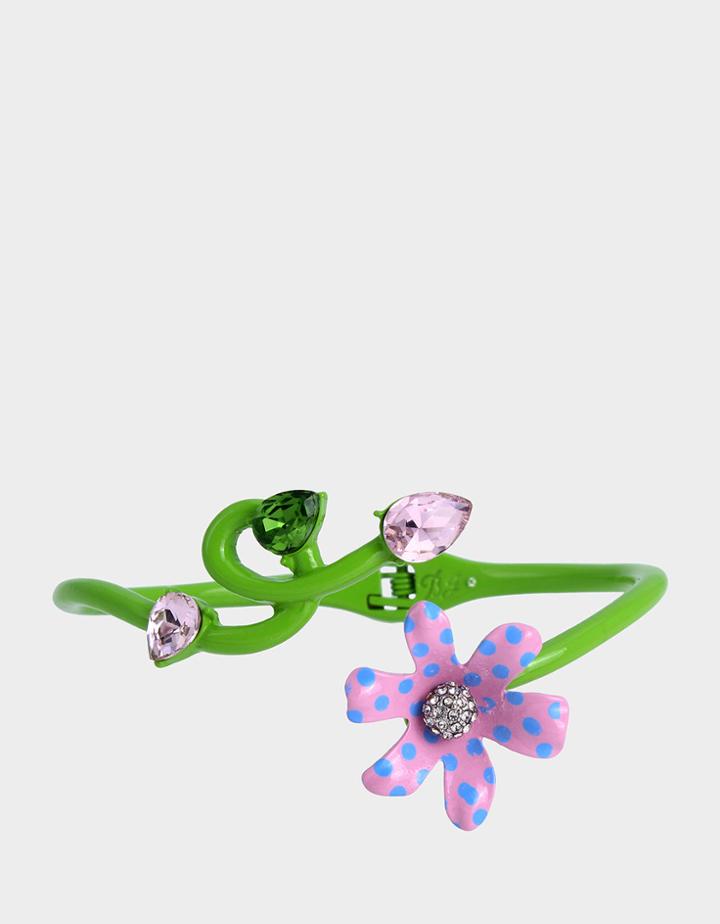 Betseyjohnson Enchanted Bypass Bangle Pink