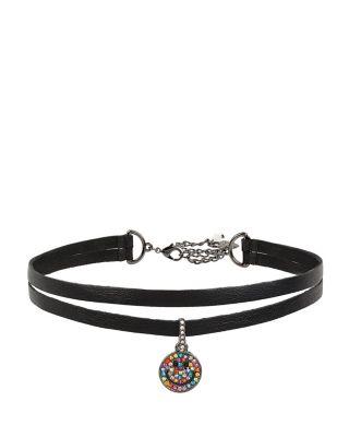 Steve Madden Betseys Smile Choker Black