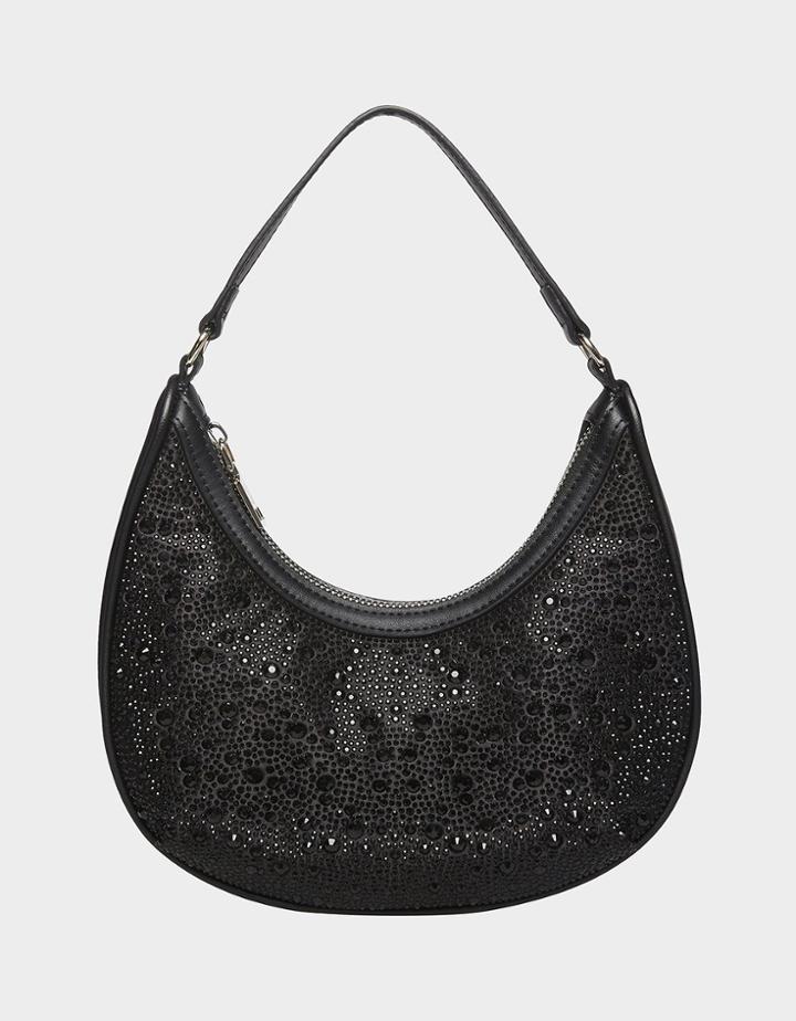 Betseyjohnson Glitteratzi Hobo Bag Black