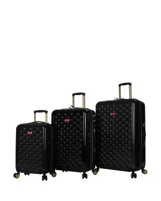 Steve Madden Heart To Heart Black Spinner 3 Piece Set Black