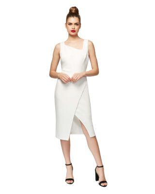 Steve Madden On The Slant Dress White