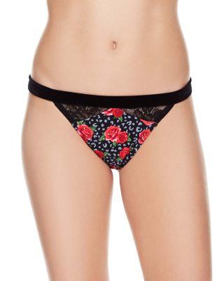Steve Madden Wild Flora Hipster Bottom Black Multi
