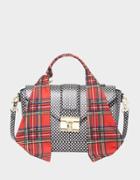 Betseyjohnson Wrapped Up In You Top Handle Bag Black Polka Dot