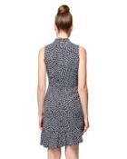 Steve Madden Ruffles And Dots Oh My Dress White/navy