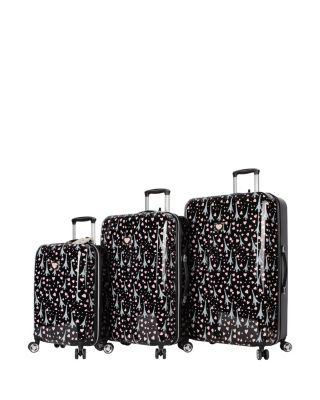Steve Madden Paris Love Spinner 3 Piece Set Black Multi