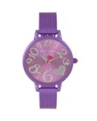 Steve Madden Color Time Black Purple Watch Purple