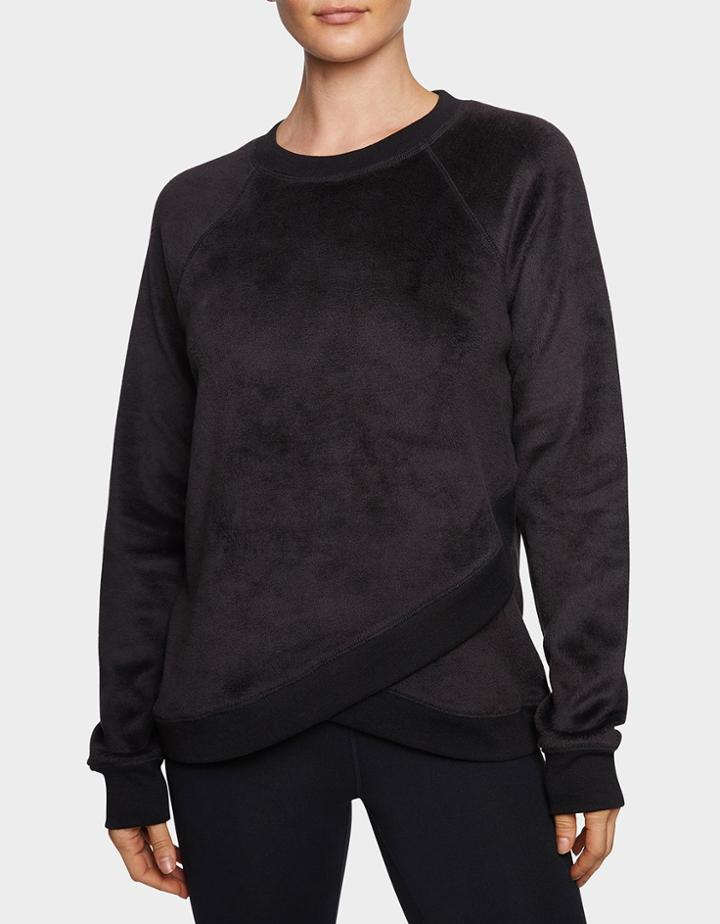 Betseyjohnson Crossover Sherpa Sweatshirt Black