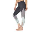 Betseyjohnson Chevron Colorblocked Cutout Legging Seafoam Suede